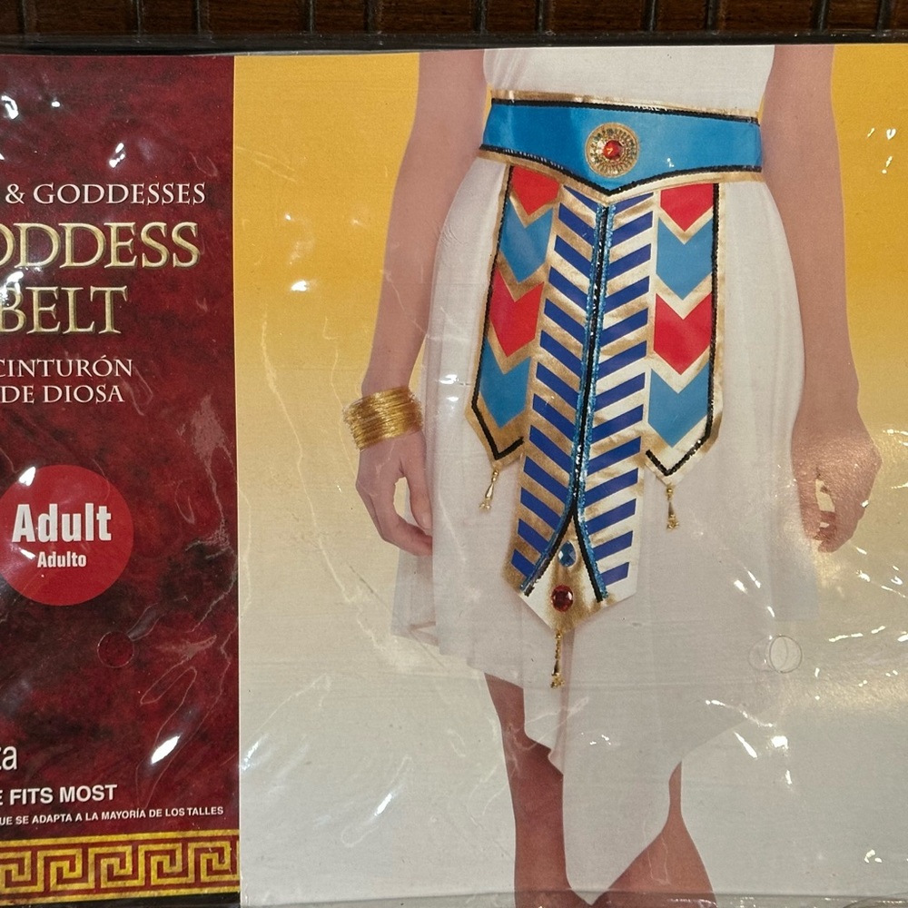 *NEW IN PACKAGE* Gods and Goddesses Goddess Belt Adult Size Costume Halloween